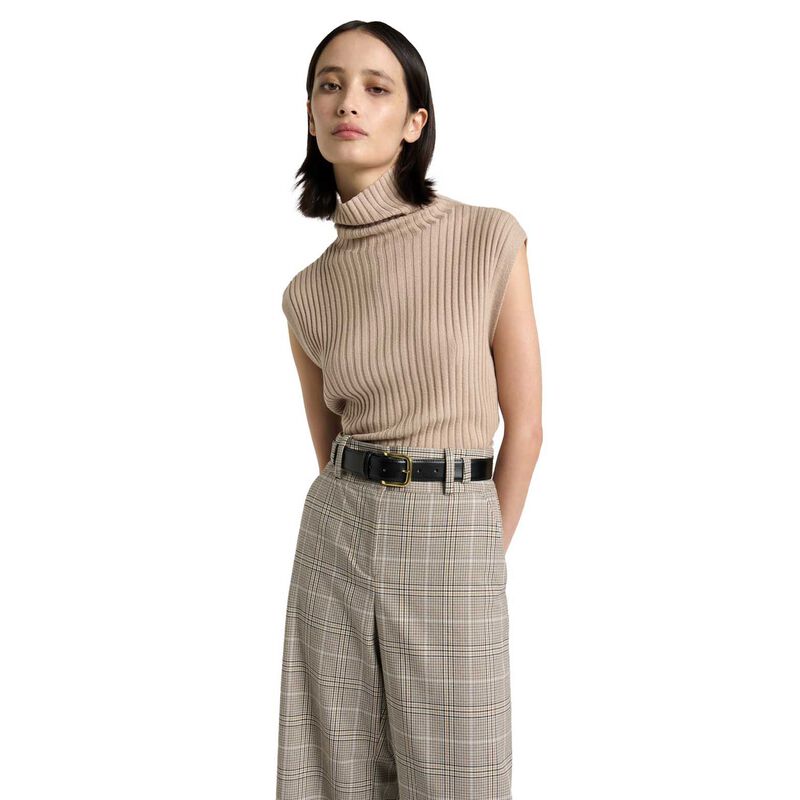 Cue Merino Roll Neck Tank image number 0